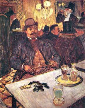  Henri  Toulouse-Lautrec M. Boileau Au Cafe Norge oil painting art